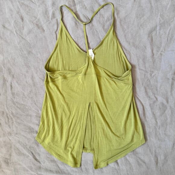 Lululemon Modal-Silk Yoga Tank Top Bronze Green Size 2 - Picture 5 of 5